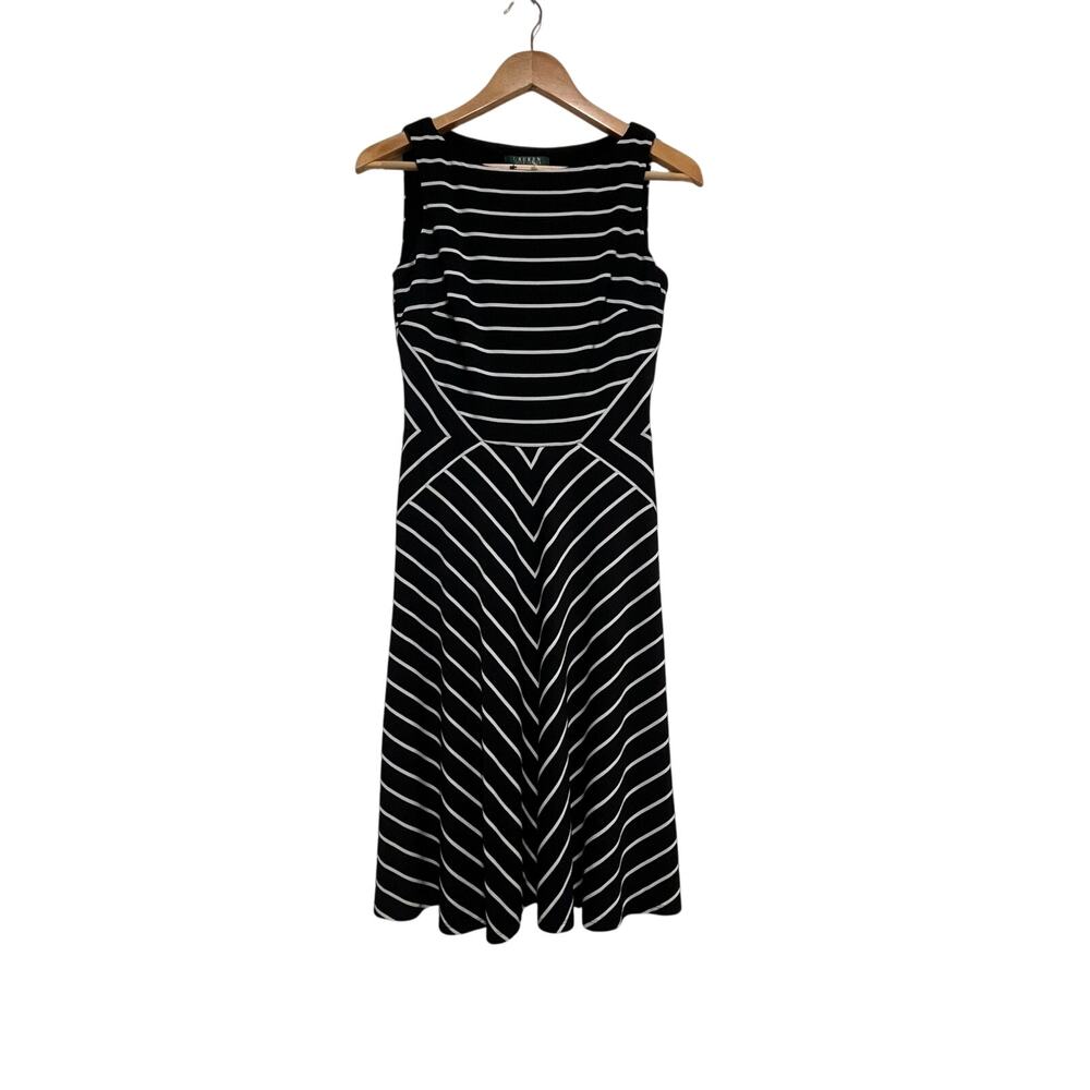 Ralph Lauren black and white dress